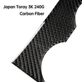 Center Console Overlays, Real Carbon Fiber Decoration Wrap Cover (Gen. 1) for Model 3 (2017-2020)