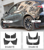Model Y/3 OEM Mud Flaps Front Rear Mudguard Kit, No Drill Fender (2021-2023)
