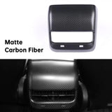 Backseat Vent Overlay, Center Console Wrap Cover for Model 3/Y (2017-2022)- Real Carbon Fiber  Accessories