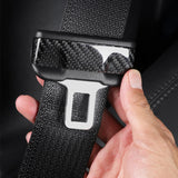 Seat Belt Fascia Cover for Model 3/Y (2017-2022)- Real Carbon Fiber  Accessories