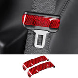 Seat Belt Fascia Cover for Model 3/Y (2017-2022)- Real Carbon Fiber  Accessories